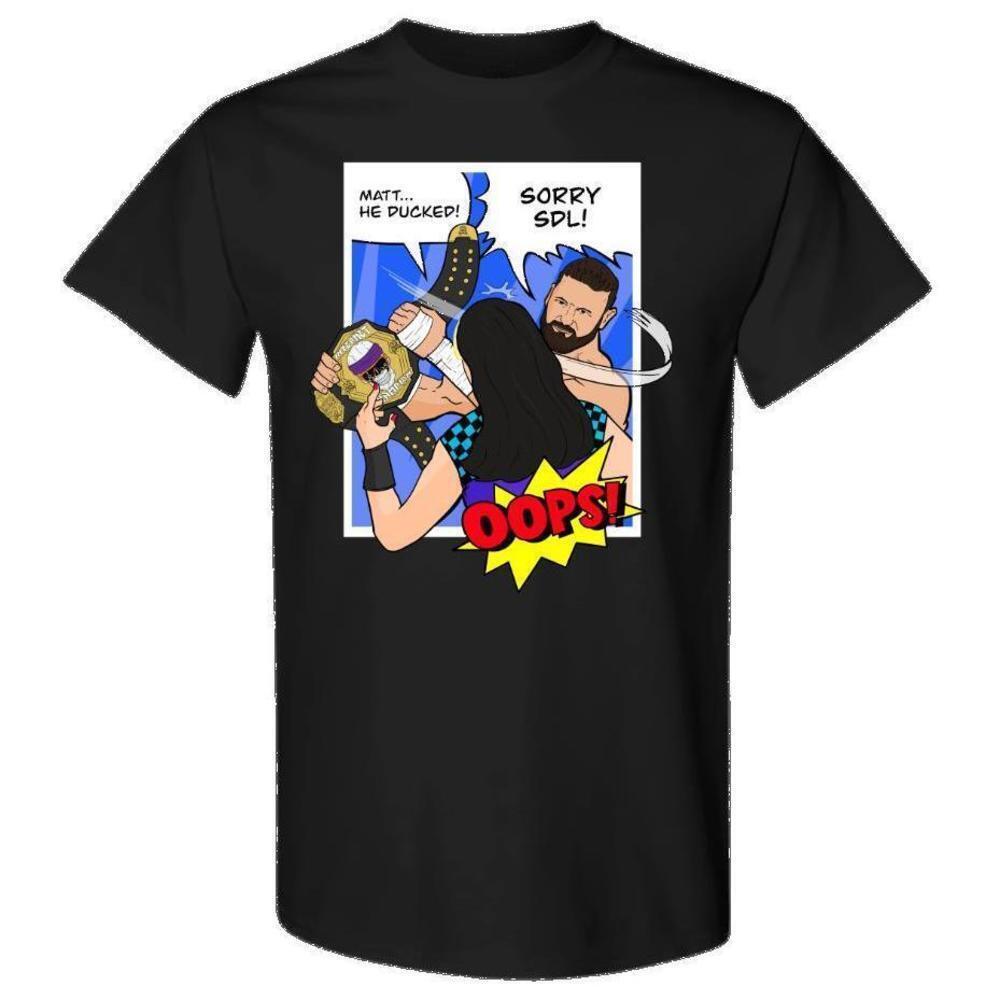 Oops Funny Quote Minimal Graphic Retro Unisex T-Shirt